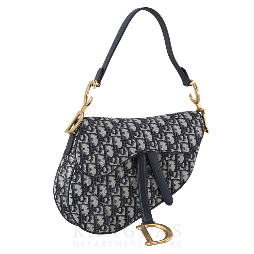 CHRISTIAN DIOR(USED)크리스찬디올 오블리크 새들 미디움 백